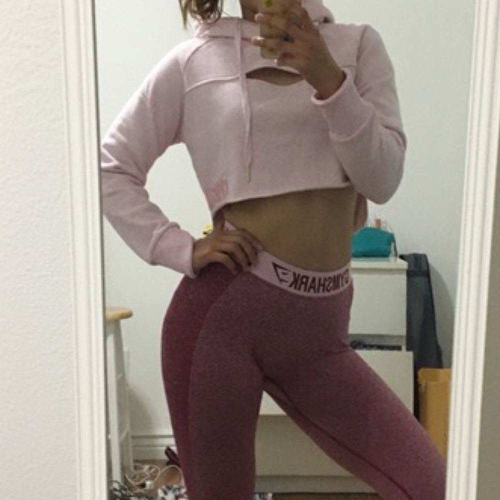 Gymshark crop hoodie